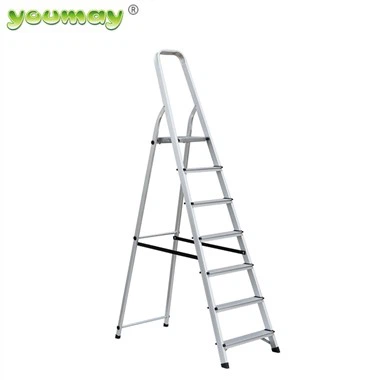 Składana drabina z poręczą