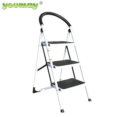 Metalowa drabina 3 stopnie